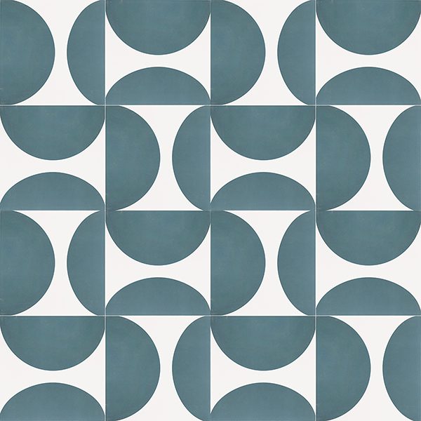 Groovy Blue - Ceramic Tile | Riad Tile